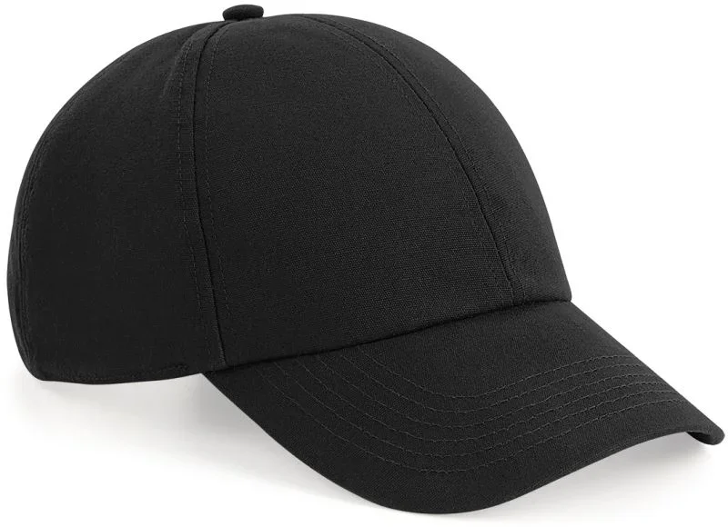 Beechfield B 54N – 6 Panel Bio Kappe – Black
