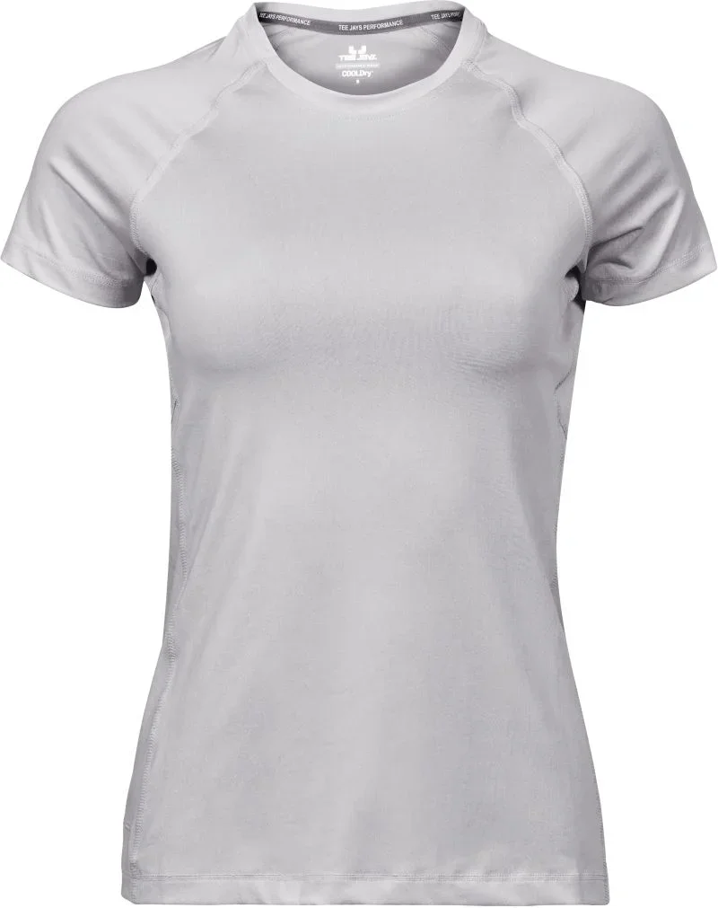 TEE JAYS TJ 7021 – Damen CoolDry Sport Shirt – White