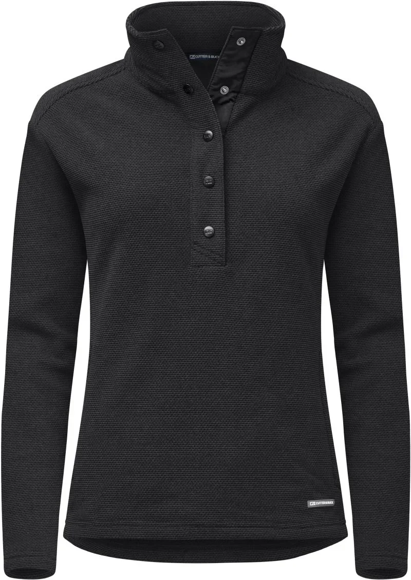 Cutter & Buck Hunts Fleece Women – Damen Fleece Sweater "Hunts Point" – Black