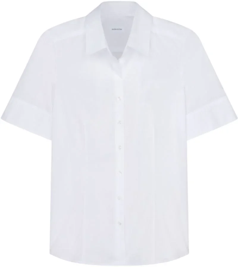 Seidensticker Blouse SSL – Bluse kurzarm – White