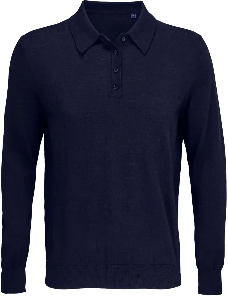 NEOBLU Stefan – Herren Polo Sweater – Night Blue