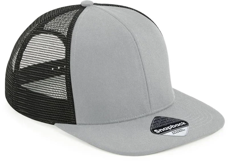 Beechfield B 664 – 6 Panel Kappe "Original Trucker" – Grey/Black