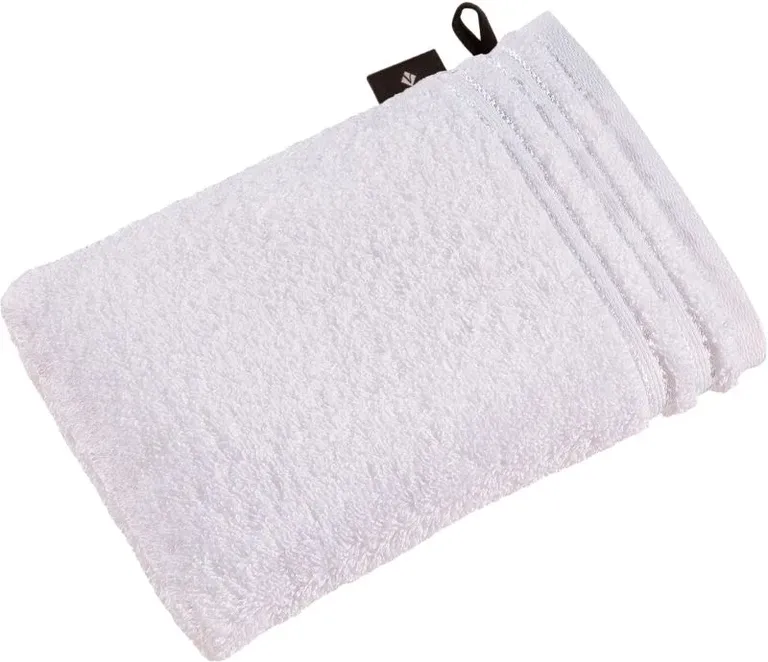 Vossen Calypso Feeling Washcloth – Waschhandschuh "Calypso Feeling" – White
