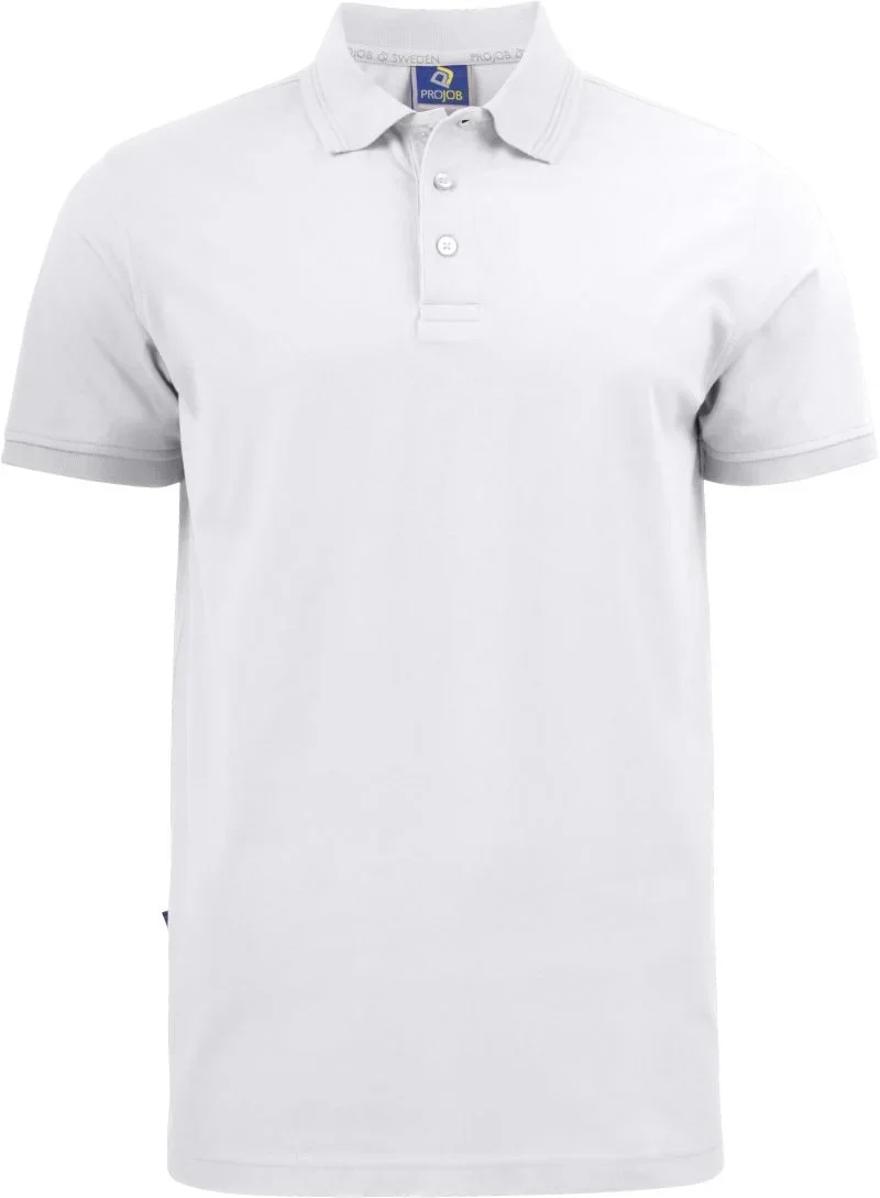 Projob 2021 Pique Polo – Schweres Herren Workwear Piqué Polo – White
