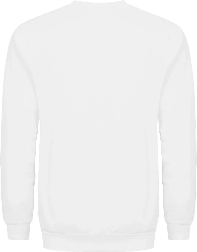 Promodoro 5077 – Unisex Workwear Sweater - EXCD – White, Rückseite