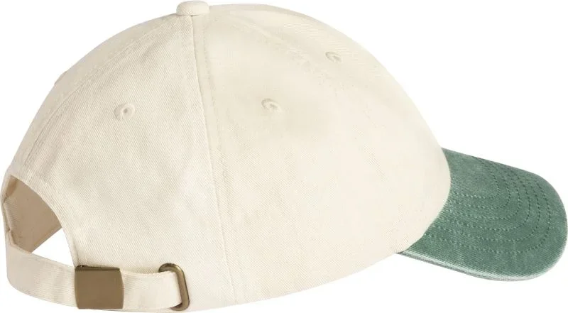 Beechfield B 673 – 6 Panel Niedrigprofil Kontrast Kappe – Natural/Vintage Bottle Green, Rückseite