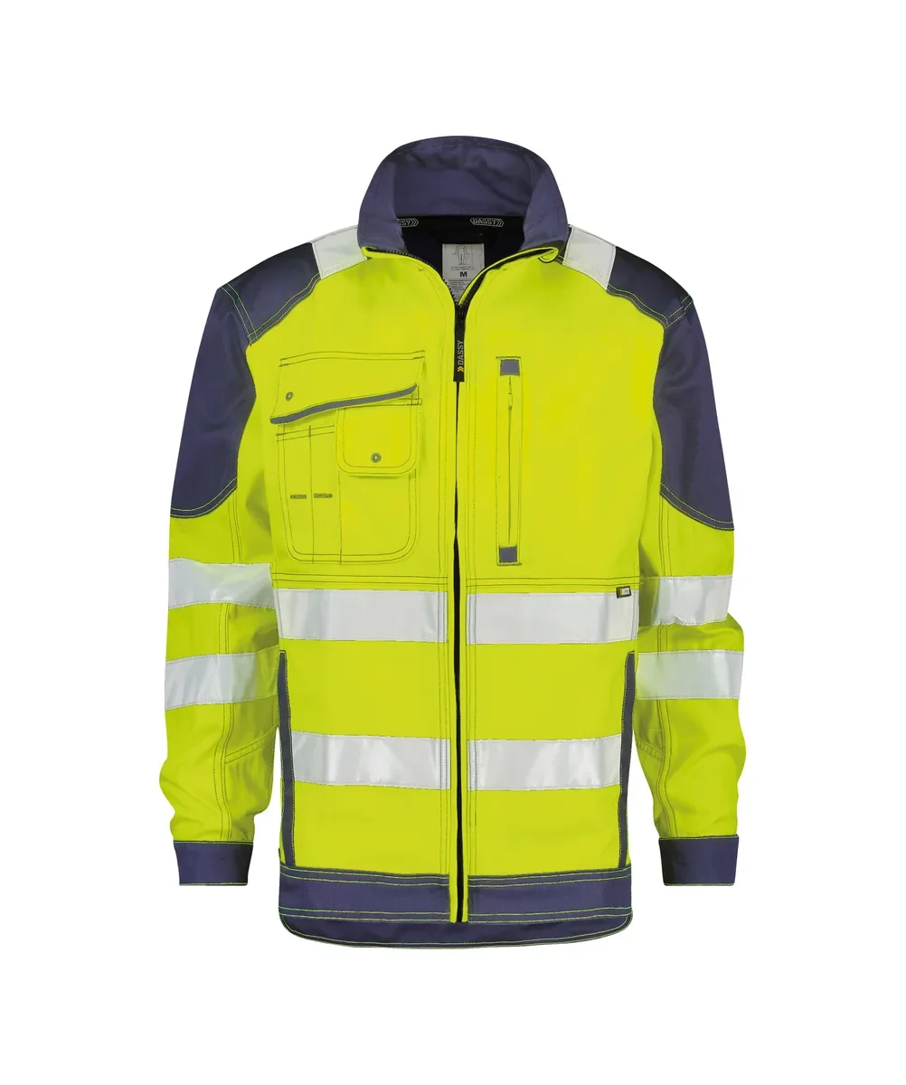 DASSY® Orlando – NEONGELB/DUNKELBLAU