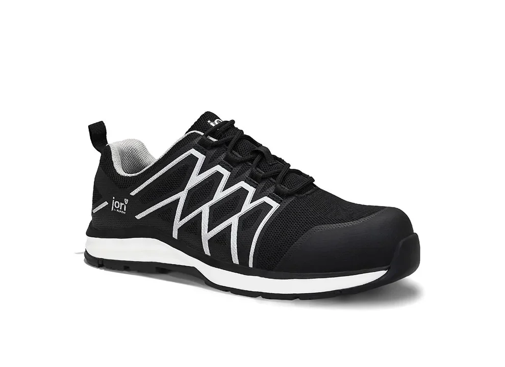 ELTEN jo_SWIFT black Low ESD S1PS – Schwarz/Weiß