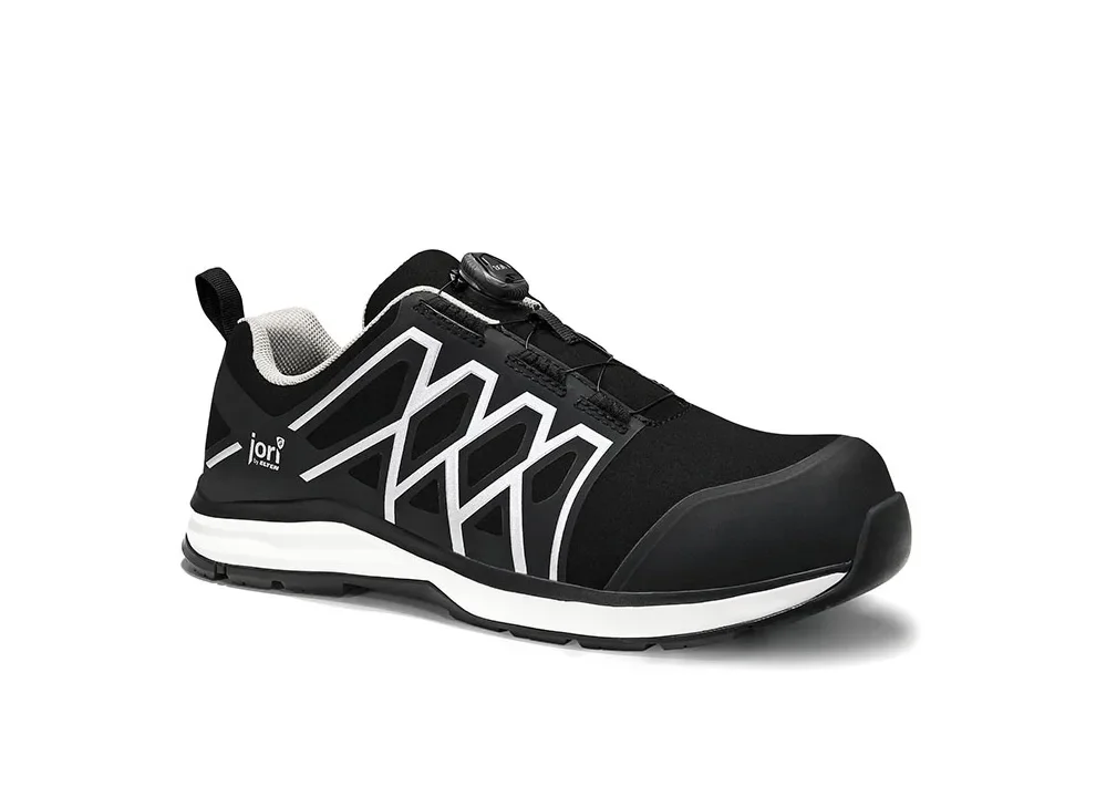 ELTEN jo_SWIFT BOA® black Low ESD S3S – Schwarz/Weiß