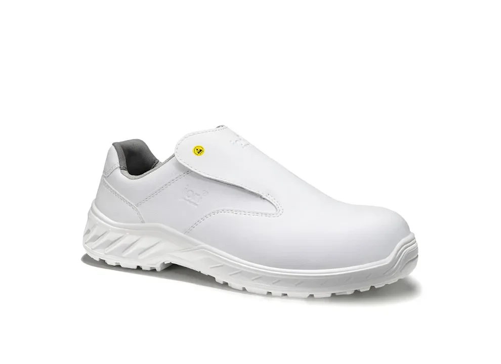 ELTEN jo_CLEAN Slipper white Low ESD S3S – Weiß