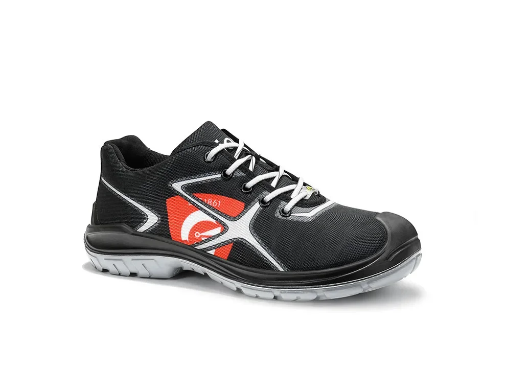 ELTEN jo_SOFT Low ESD S3L – Schwarz/Rot
