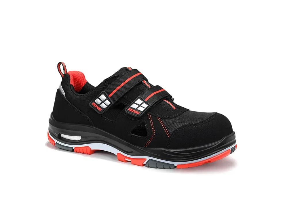 ELTEN IAN XXTP red Easy ESD S1 – Schwarz/Rot