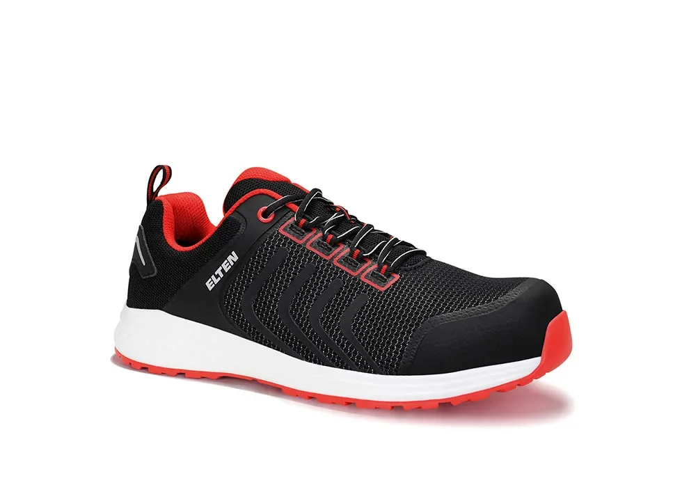 ELTEN LIVAS black-red Low ESD S1PL – Schwarz/Rot