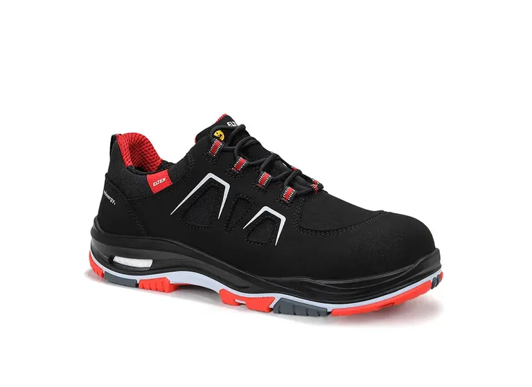 ELTEN ALAN XXTP black-red Low ESD S3S – Schwarz/Rot