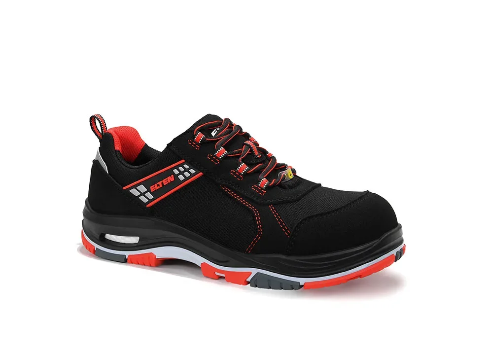 ELTEN IAN XXTP red Low ESD S2 – Schwarz/Rot