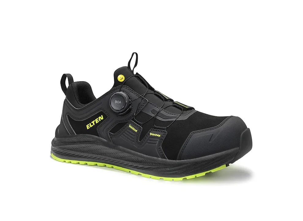 ELTEN IVAR XXNF BOA® black-lime Low ESD S3S – Schwarz/Gelb