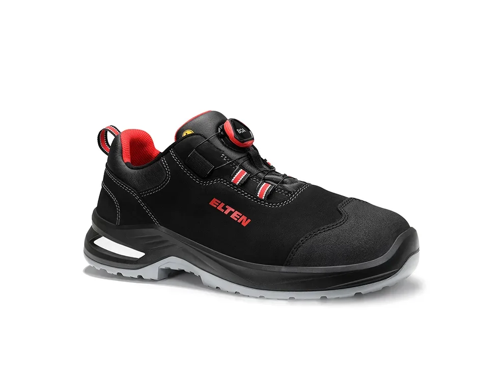 ELTEN TERRY XXFIT BOA® black-red Low ESD S3S Typ 3 – Schwarz/Rot