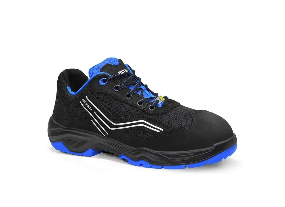 ELTEN AMBITION blue Low ESD S1 – Schwarz/Blau