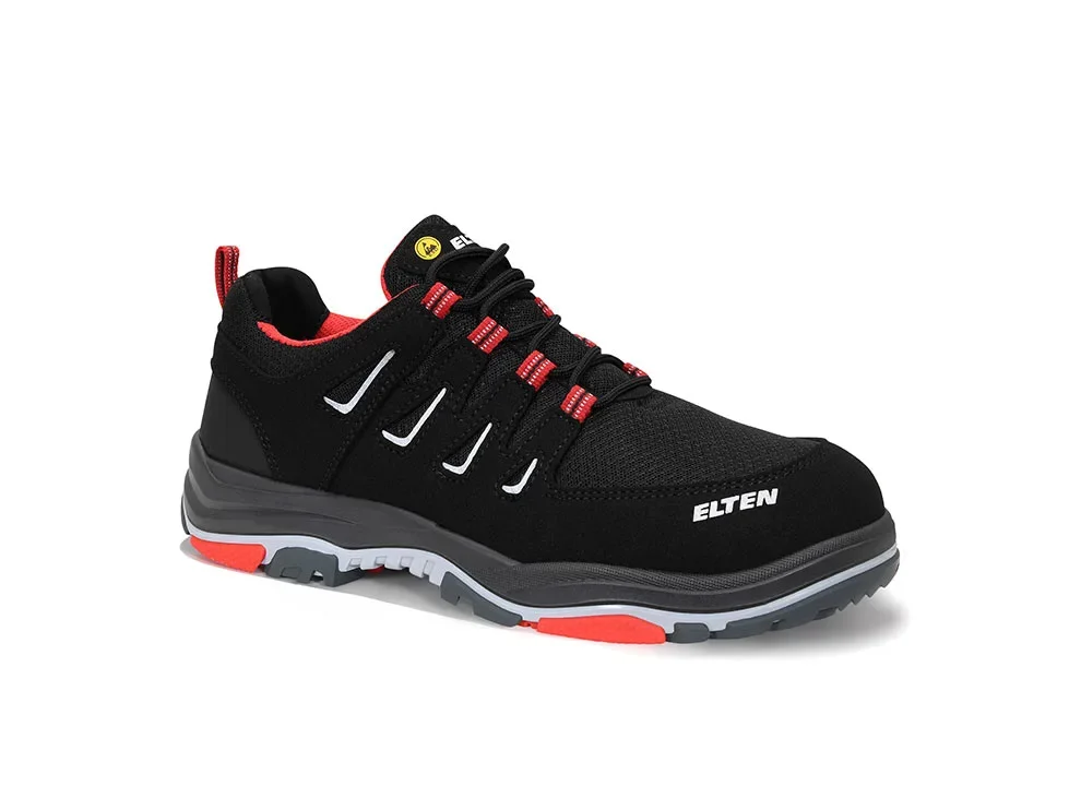 ELTEN WILLIAM red Low ESD S1PS Typ 3 – Schwarz/Rot