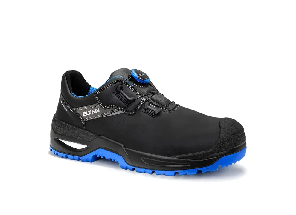 ELTEN STEFANO XXSG BOA® black-blue Low ESD S3S – Schwarz/Blau