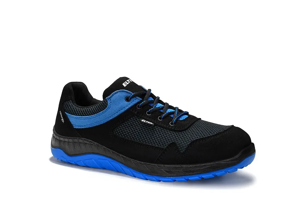 ELTEN LONNY blue Low ESD S1 – Schwarz/Blau