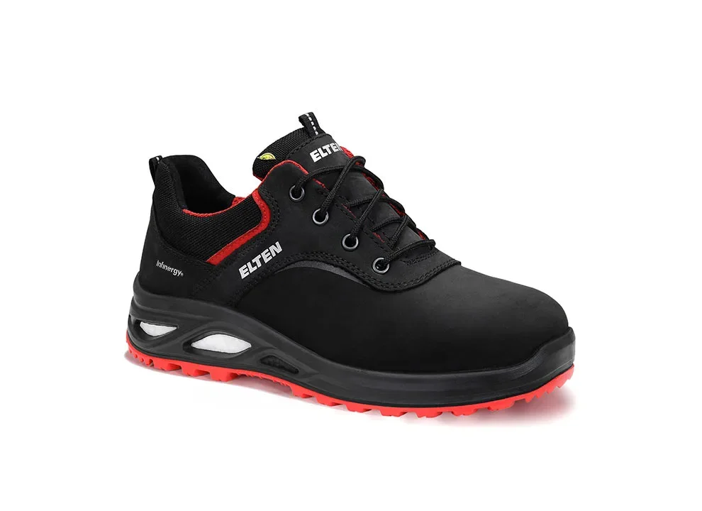 ELTEN HENNY XXTL black Low ESD S3S – Schwarz/Rot