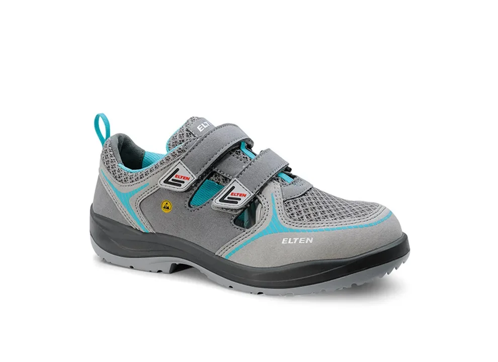 ELTEN MILA aqua Easy ESD S1 – Grau/Türkis