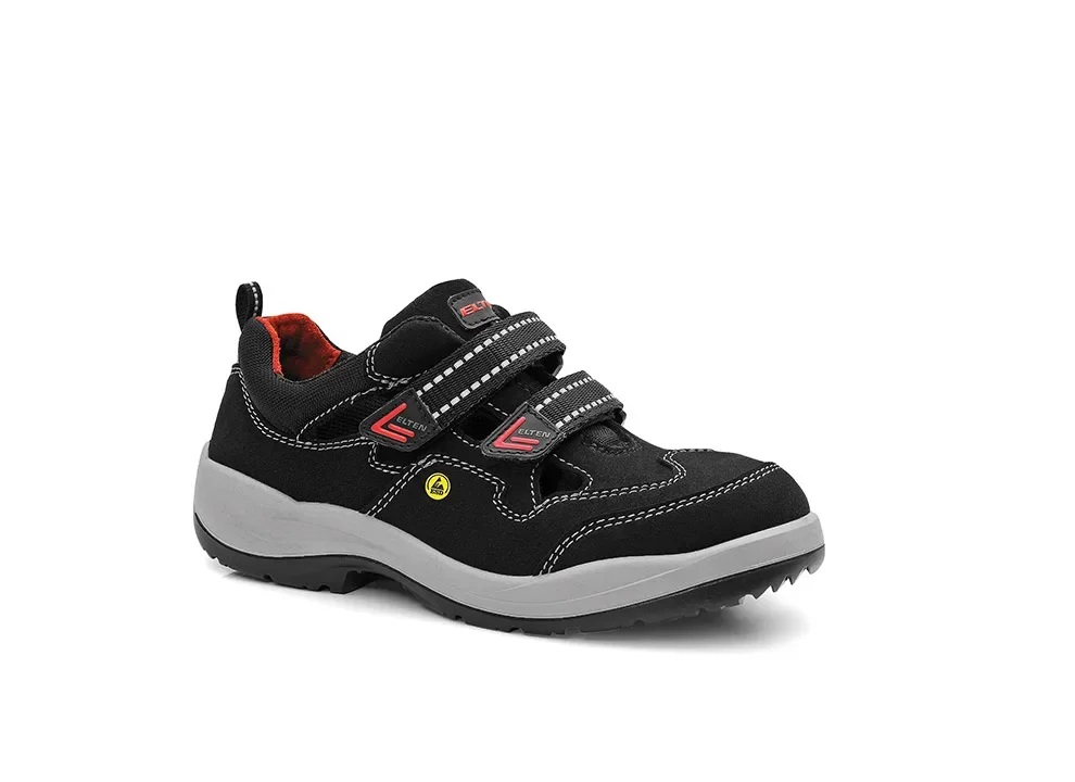 ELTEN MAJA Easy ESD S1PS – Schwarz/Rot