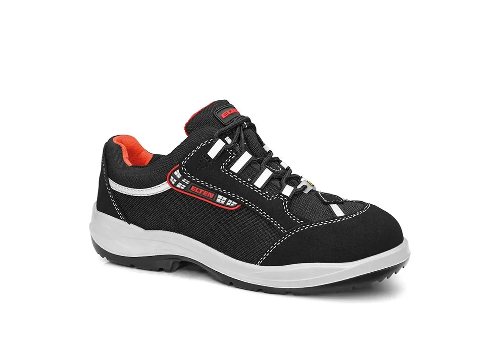 ELTEN MAJA Low ESD S3S – Schwarz/Rot