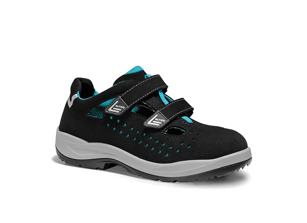 ELTEN IMPULSE Lady aqua Easy ESD S1PS – Schwarz/Türkis