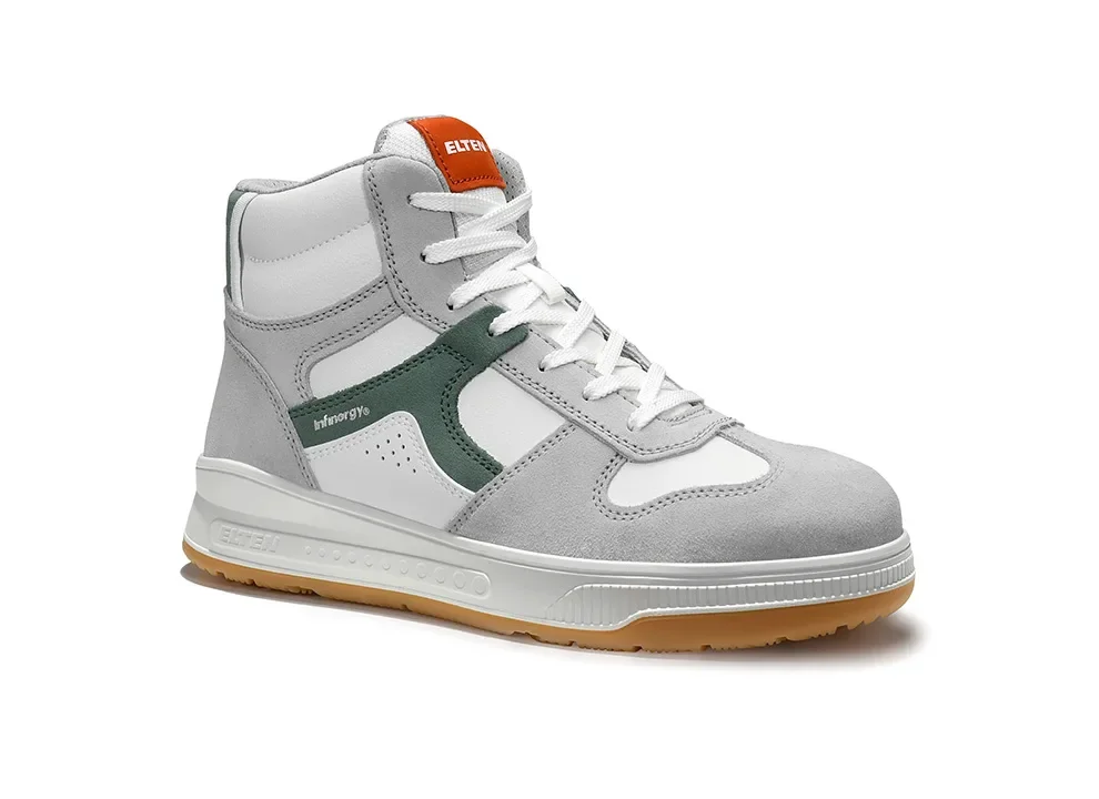 ELTEN ROSARIO XXST white-green Mid ESD S1PS – Weiß/Grün