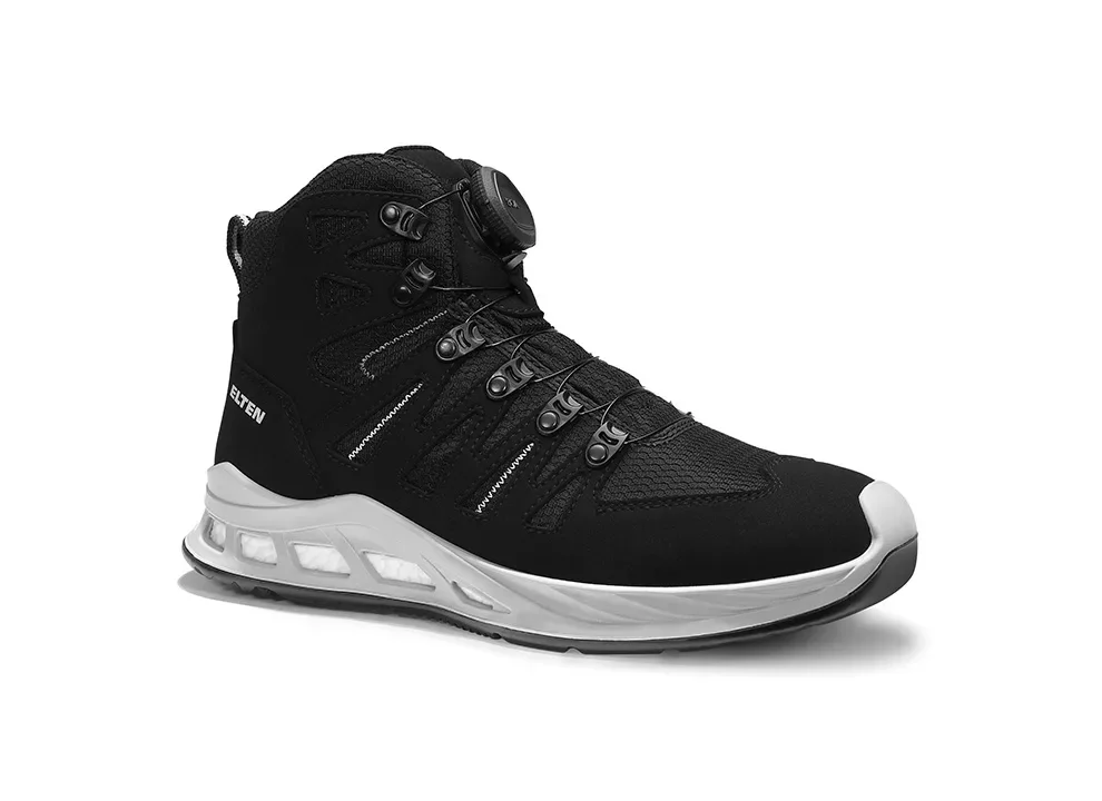 ELTEN MADDOX XXR BOA® black-grey Mid ESD S3S – Schwarz/Grau