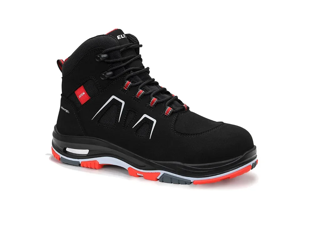ELTEN ALAN XXTP black-red Mid ESD S3S – Schwarz/Rot