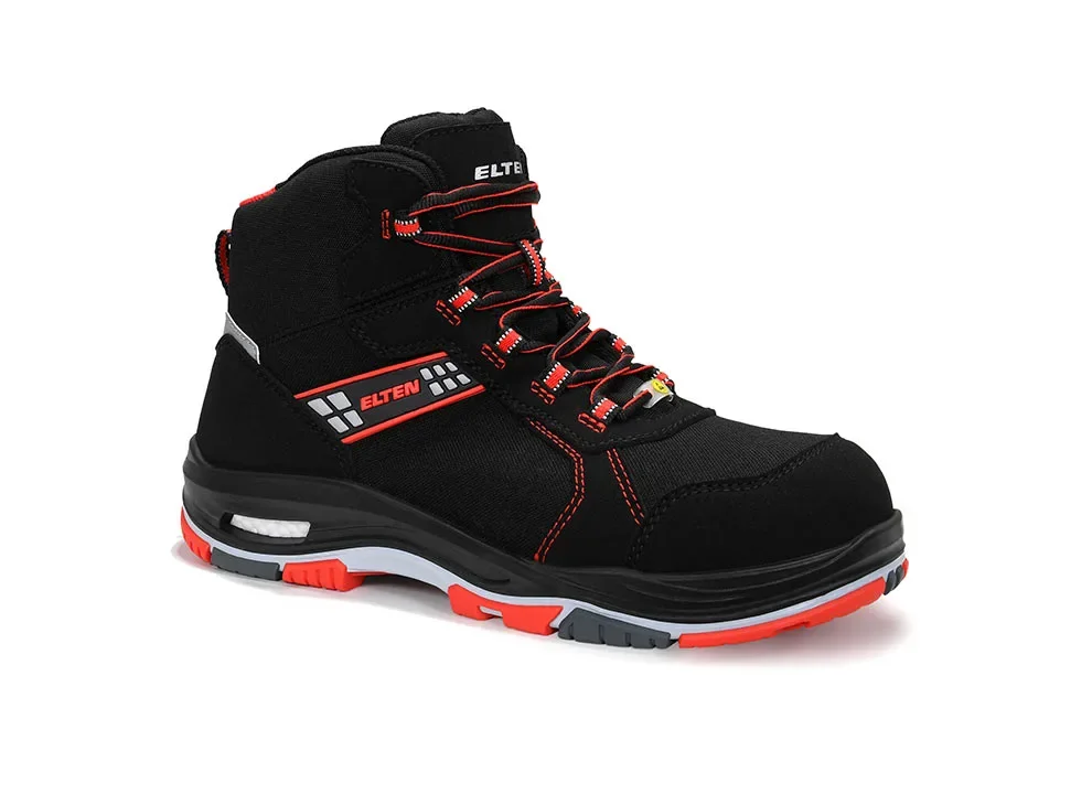 ELTEN IAN XXTP red Mid ESD S2 – Schwarz/Rot