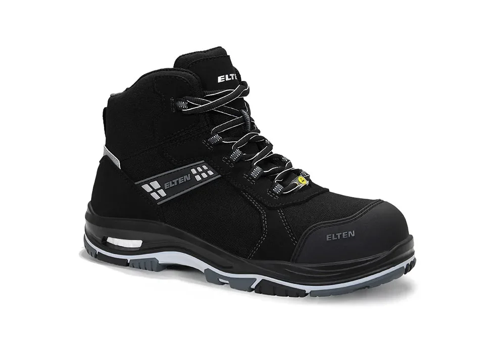 ELTEN IAN XXTP Pro grey Mid ESD S3S – Schwarz/Grau