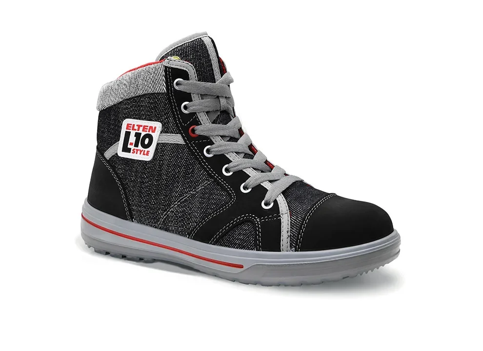 ELTEN SENSATION Up Mid ESD S3S – Schwarz/Grau