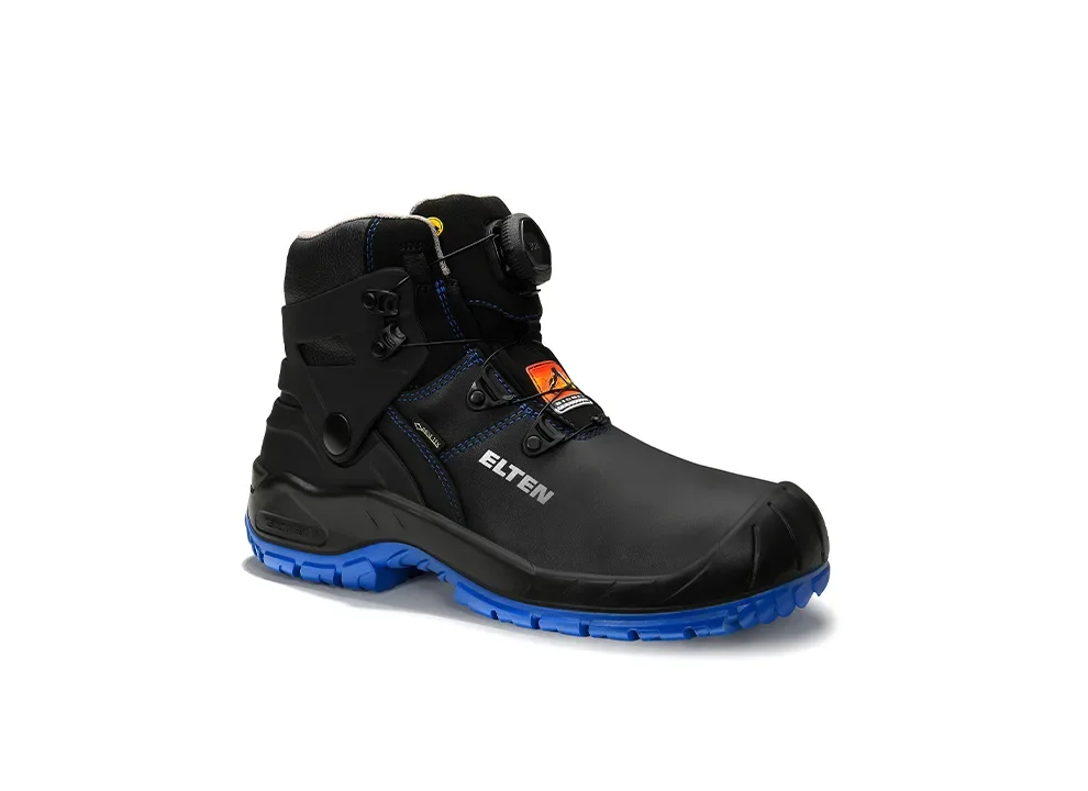 ELTEN RENZO Biomex GTX® BOA® blue Mid ESD S3 WR – Schwarz/Blau