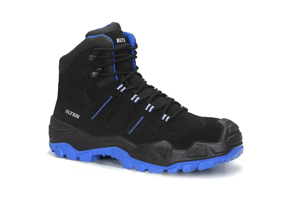ELTEN QUENTIN black-blue Mid ESD S3S – Schwarz/Blau