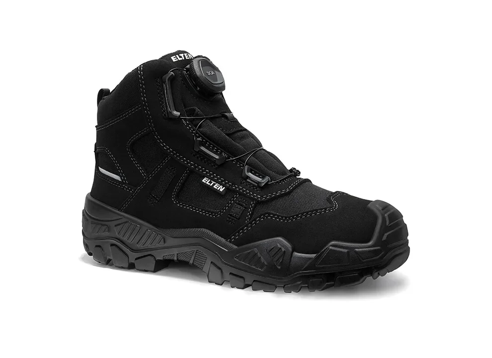 ELTEN MIKE BOA® black Mid ESD S3S – Schwarz