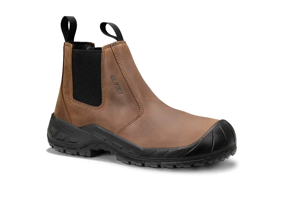 ELTEN FINNLAY BOOT brown ESD S3S – Braun/Schwarz