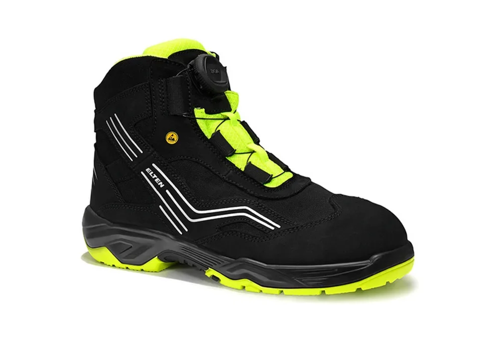 ELTEN AMBITION BOA® Mid ESD S2 – Schwarz/Gelb