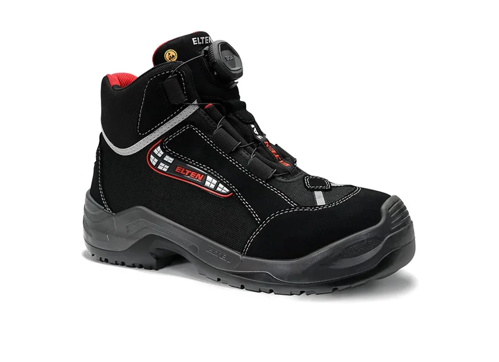 ELTEN SANDER BOA® ESD S3S – Schwarz/Rot