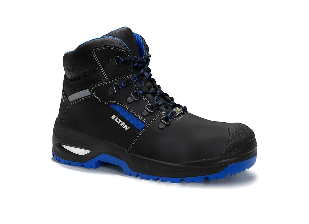 ELTEN LEONARDO XXSG black-blue Mid ESD S3 – Schwarz/Blau