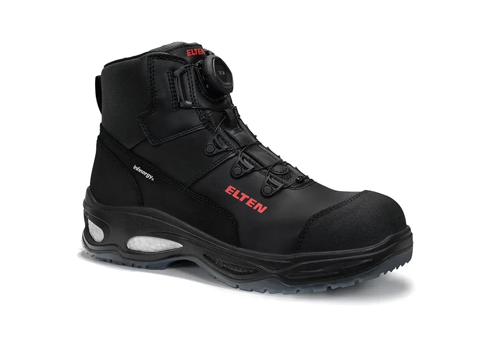 ELTEN MILES BOA® Mid ESD S3 – Schwarz/Grau
