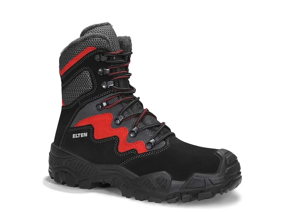 ELTEN MICK black-red High ESD S3S – Schwarz/Rot/Grau