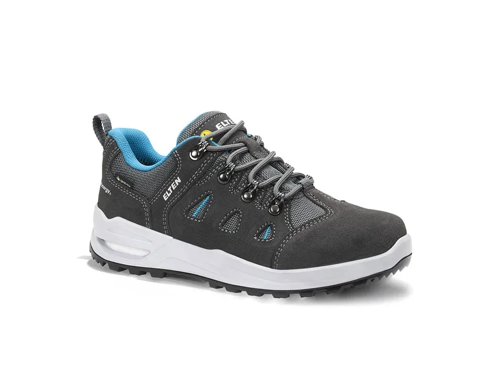 ELTEN ENYA XXF GTX® grey-turquoise Low ESD O2 WR – Grau/Türkis
