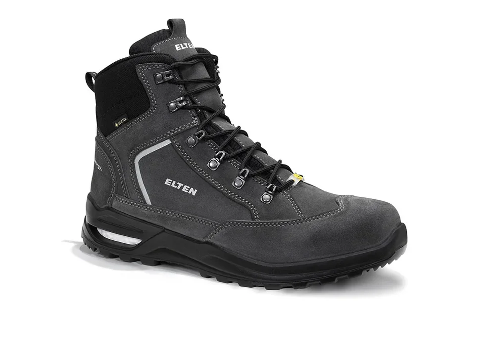 ELTEN RONAN XXF GTX® dark grey Mid ESD O2 WR – Grau