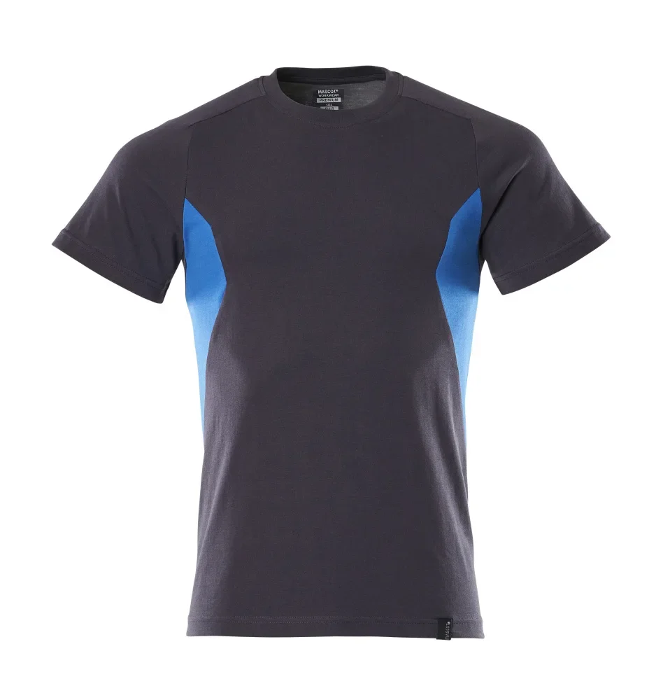 MASCOT® ACCELERATE T-Shirt 18082-250 – Schwarzblau/Azurblau