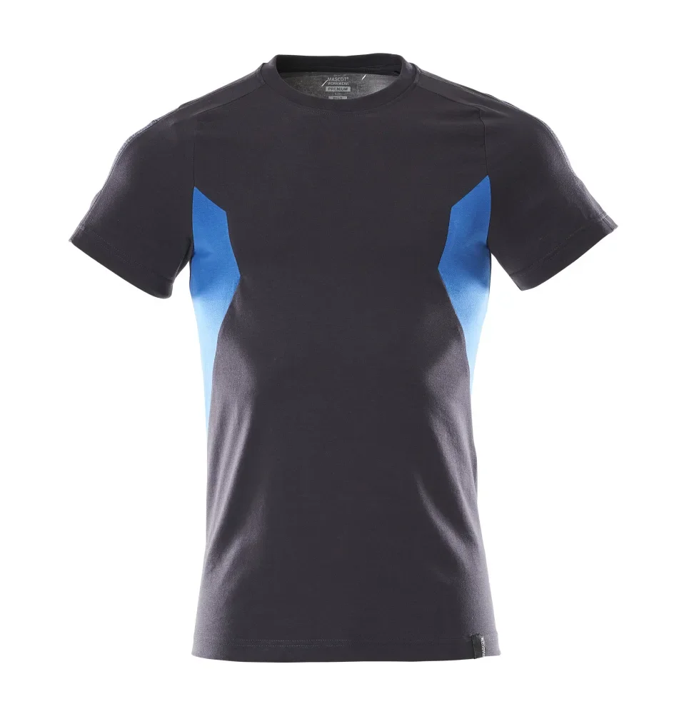 MASCOT® ACCELERATE T-Shirt 18382-959 – Schwarzblau/Azurblau