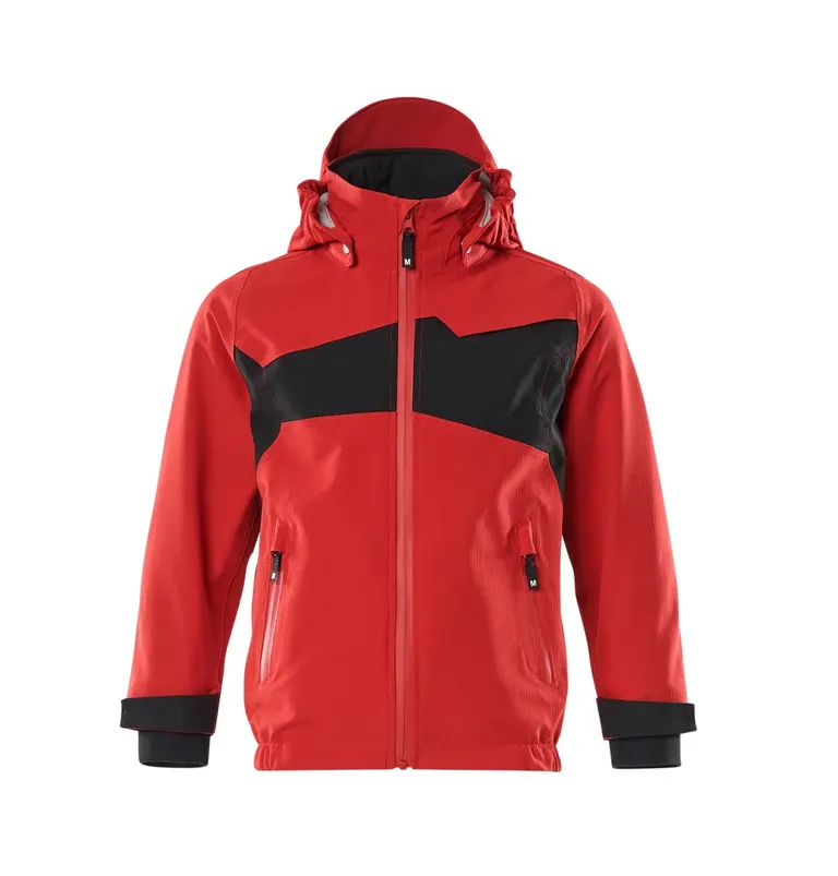 MASCOT® ACCELERATE Hardshelljacke für Kinder 18901-249 – Verkehrsrot/Schwarz